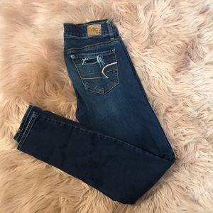 American Eagle Distressed Jeggings